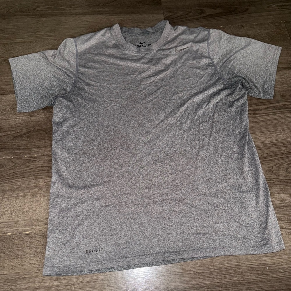 Nike Heather Gray Dri-FIT Tee